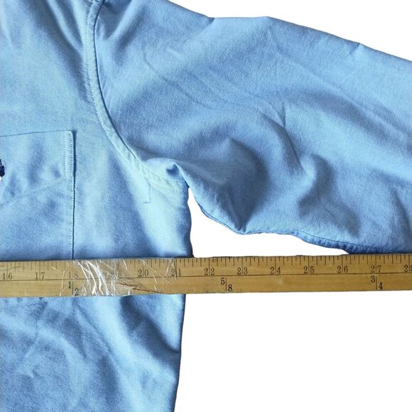 U.S. Polo Assn Shirt Men's Medium Blue Oxford Cotton Long Sleeve Button Down - Picture 15 of 15